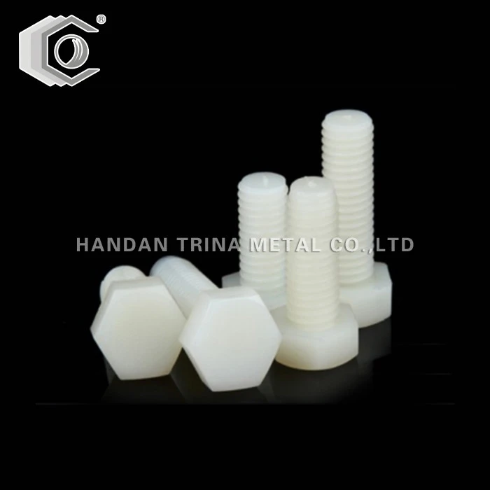 DIN933 műanyag nylon hex csavar