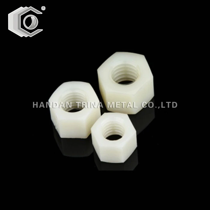 DIN934 műanyag nylon hex anya